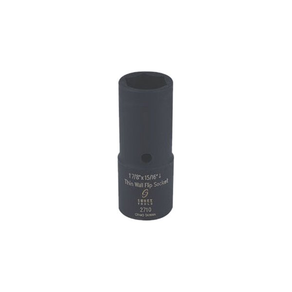 Sunex 2710 Stecknuss, 1/2" Antrieb, 7/8" X 15/16" Dünnwandig & Klappbar - Für Abgerundete Sechskantschrauben