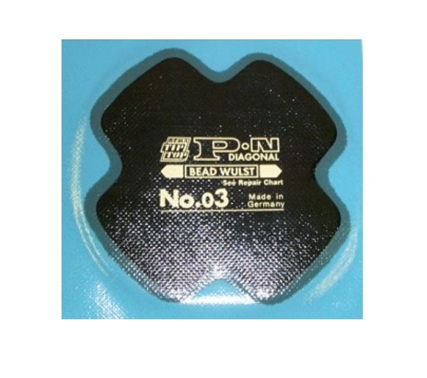 Rema Tip Top PN03 Bias Ply Patch Repair 4 in. 10/box