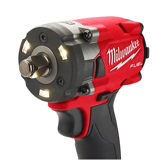 Milwaukee's 2855-22 Short Stubby 1/2 in. Fuel M18 One-Key High Torque Impact Kit With 2 Batteries & Charger