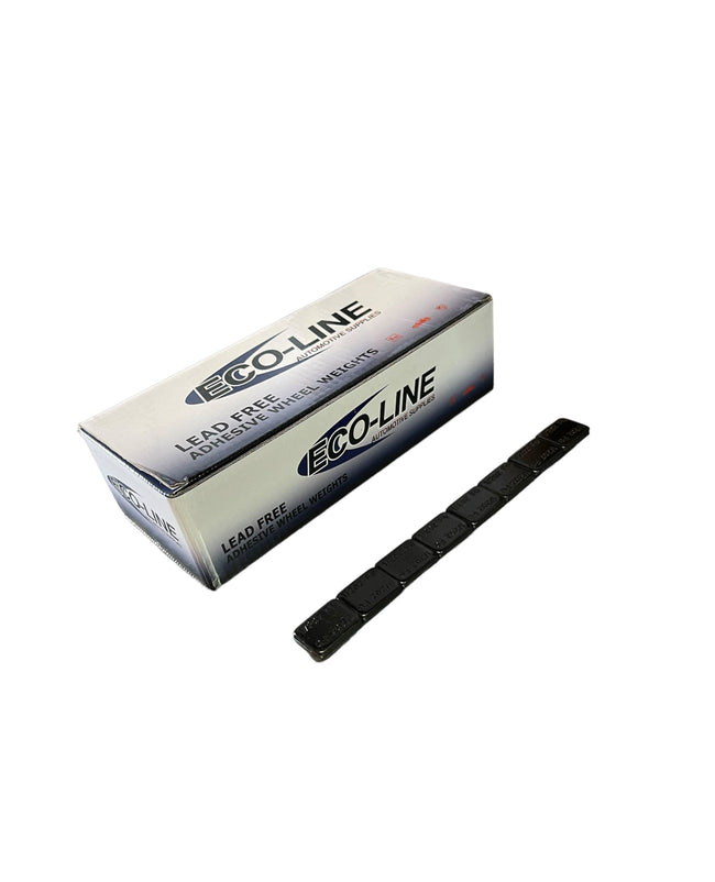 Eco-Line FSF11BLK 0.50 Oz Grey Adhesive Weights 144 Strips (Case Special)