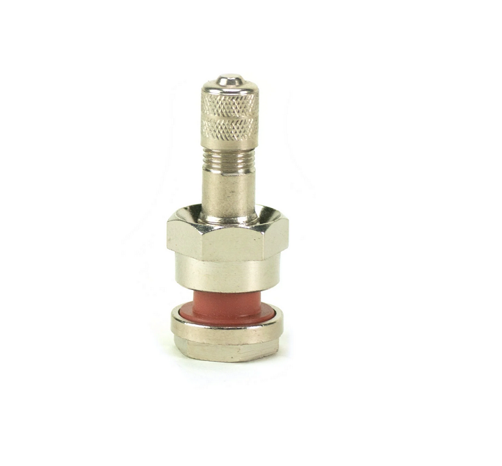 TR 552 Nickel Plated Metric Truck Valve 1.26 in. (9.7 mm Valve Hole)