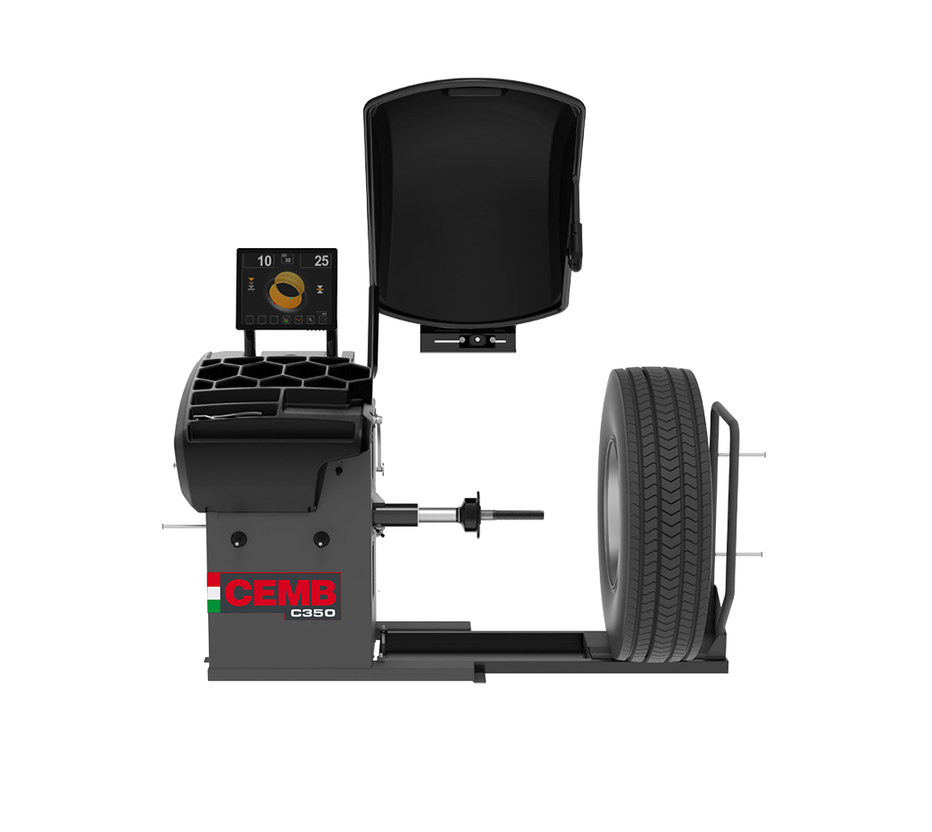 Cemb Cemb USA C350 Heavy Duty Touchscreen Truck Tire LA/EMS Sonar & Laser L ...