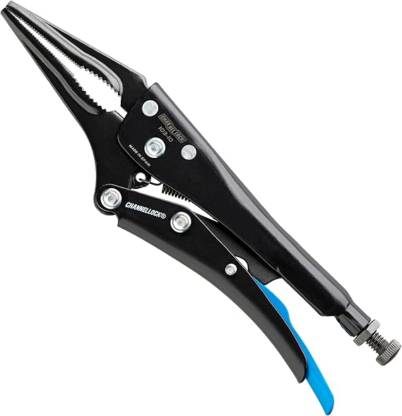 Channellock 103-6 6” Combination Long Nose Locking Pliers, Epoxy Resin Coating, Forged Steel, Long Nose for Maximum Clearance in Confirmed Work Environments vampa.net