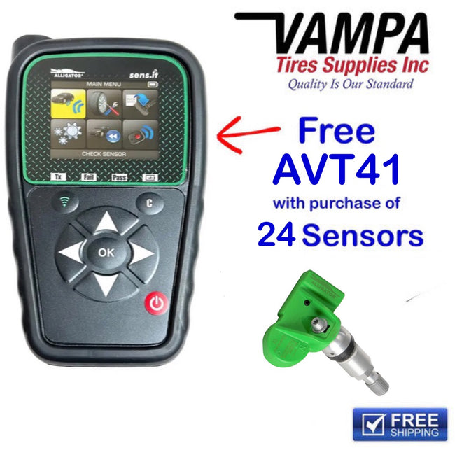 Alligator AVT41 TPMS Tool + 24 Sensor Bundle