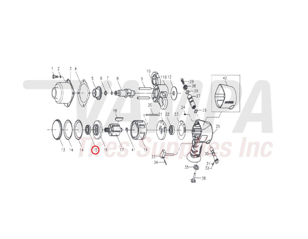 AirCat 00-2317D Replacement Front Ball Bearing For ARC-1460XL vampa.net