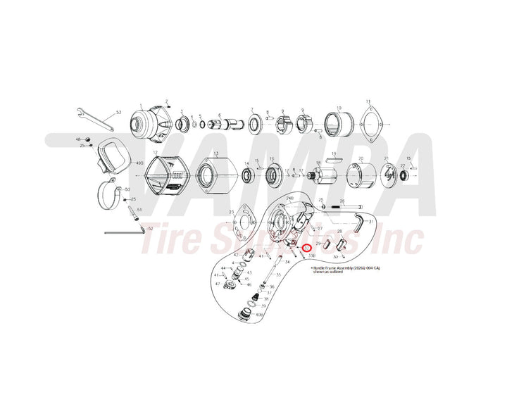 AirCat 00-3207 Replacement Inlet Pin Retainer For ARC-1993-VXL vampa.net