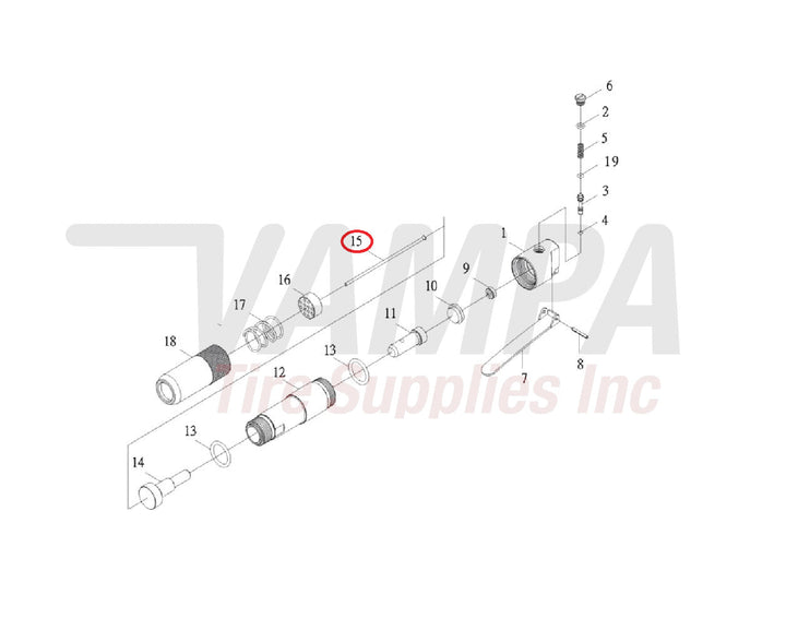 AirCat 288-16 Replacment Needle Set For ARC-6390 12 Pack vampa.net
