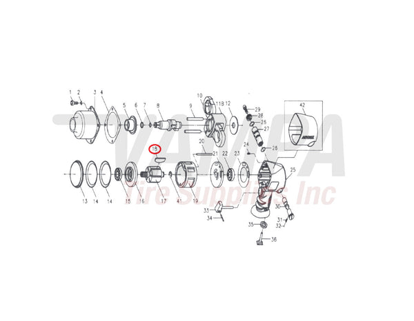 AirCat 305H-008D Replacement Rotor Blades For ARC-1460XL vampa.net