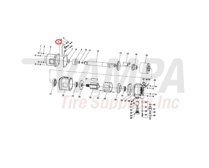AirCat 979404-1 Replacement D Type Handle For ARC-1994 vampa.net