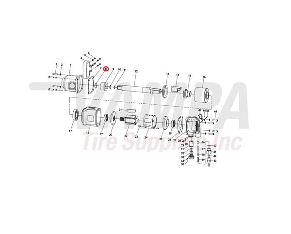 AirCat 979408-1 Replacement O-Ring For ARC-1994 vampa.net