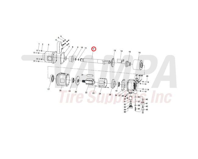 AirCat 979412-1 Replacement Anvil For ARC-1994