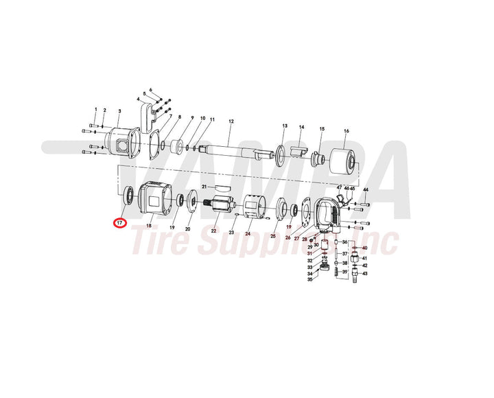 AirCat 979417-1 Replacement Ball Bearings For ARC-1994 vampa.net