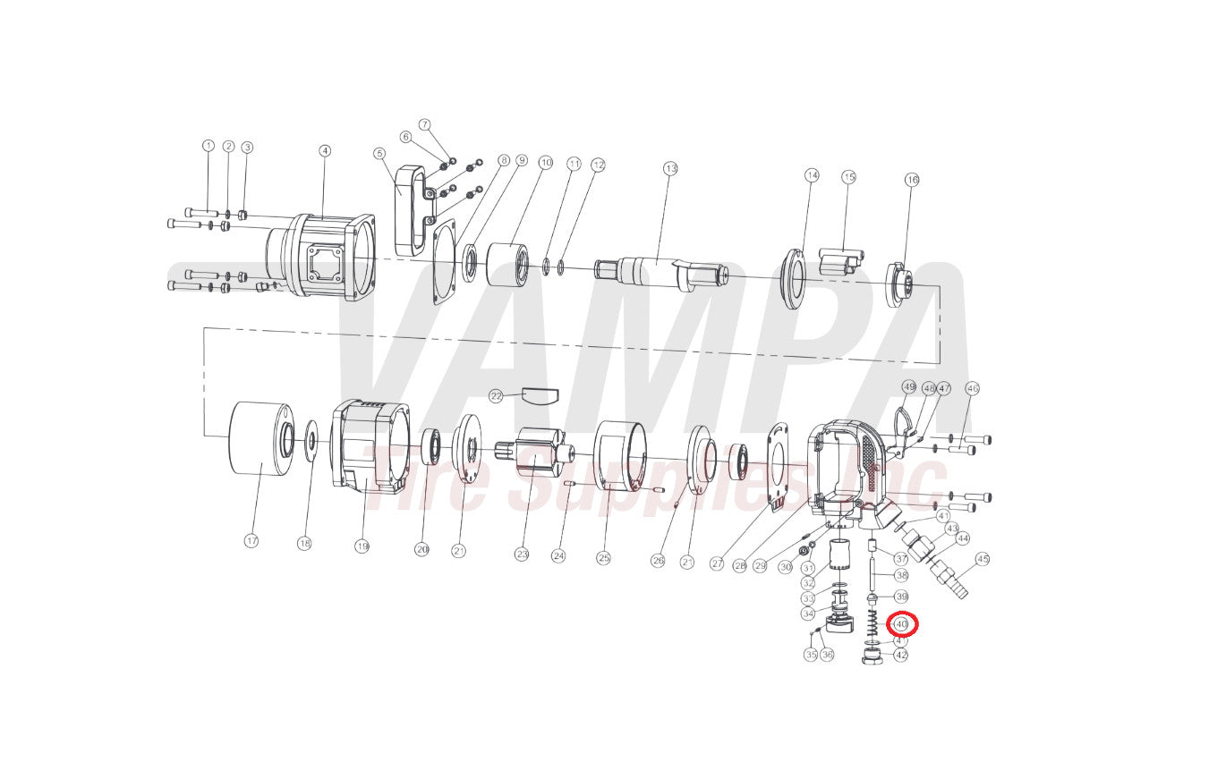 AirCat FS1992-40 Replacement Inlet Springs For ARC-1992