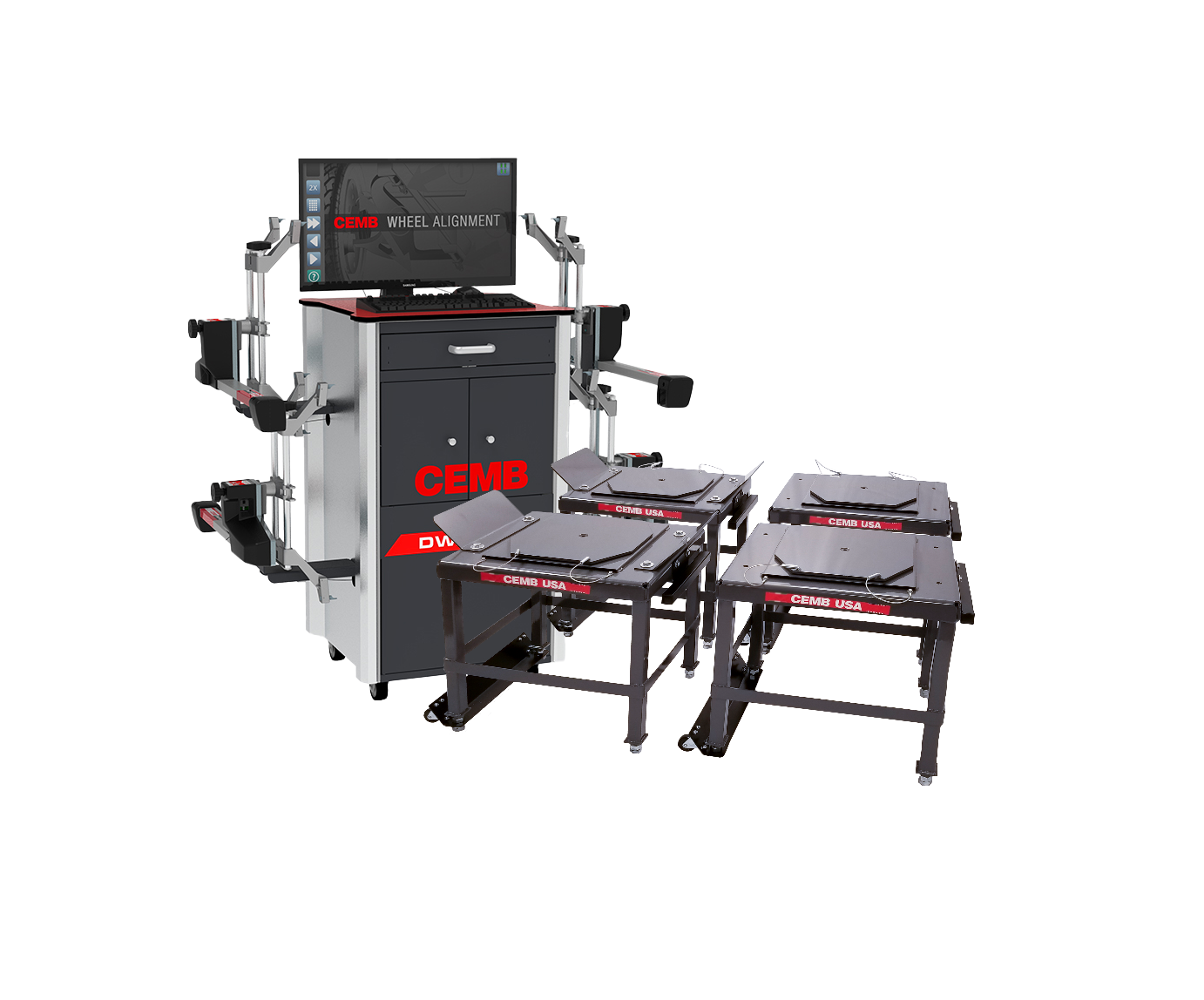 Cemb USA DWA1100CWAS Performace 8 Camera CCD Imaging Wheel Alignment S ...