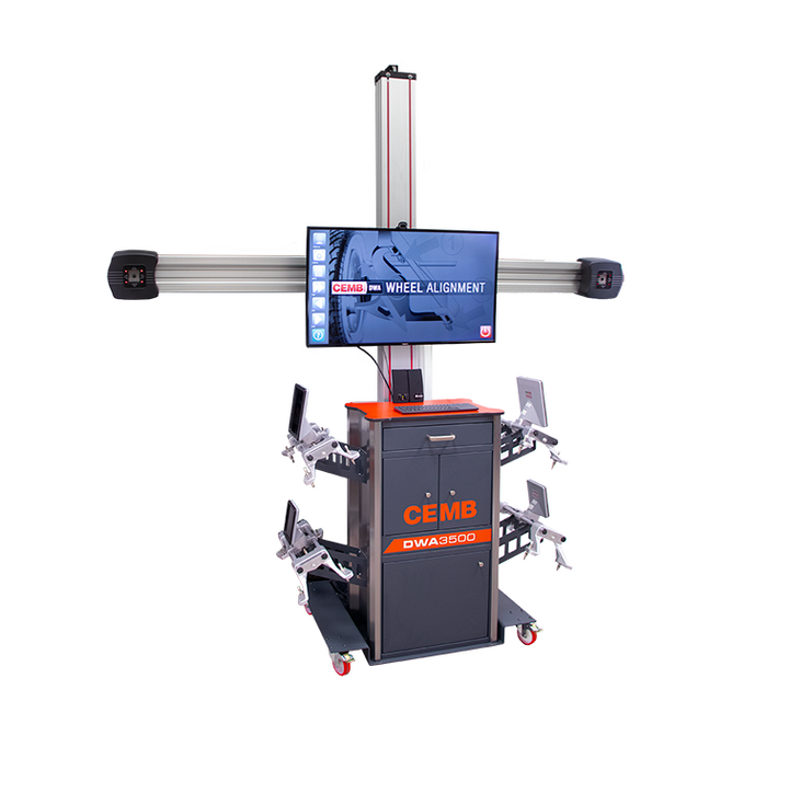 Cemb + Omer Alignment Package DWA3500 Wheel Alignment w/ FOX65CTSMX Scossir Lift and Dual 7,000 Lbs Bridge Jacks vampa.net