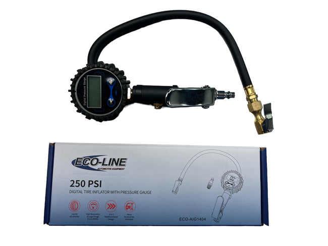 Eco-Line AIG1404 Digital Inflator Gauge w/ Hose