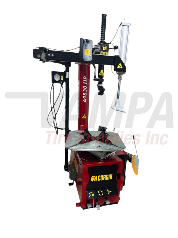 Corghi A9830HP-BPT Swing Arm Tire Changer 26 in. Outside Clamping w/ BPT vampa.net