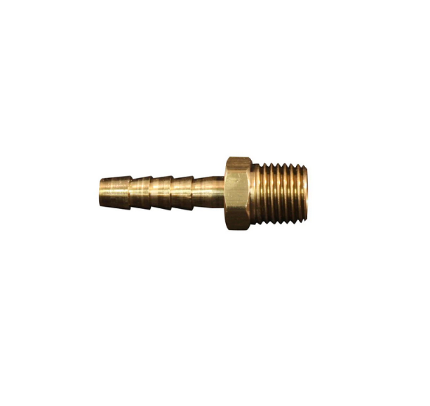 Midland 32-451 Hose Brass End 1/4 Barb x 1/4 in. NPT