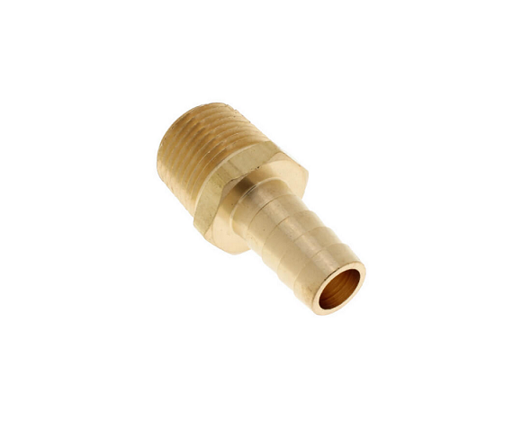 Midland 32-456 Hose Brass End 1/2 Barb x 1/2 in. NPT