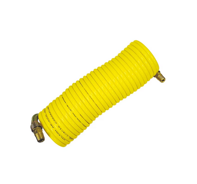 Milton 1667 Nylon Recoil Hose 1/4 ID x 12 ft. - 1/4 in. Male NPT