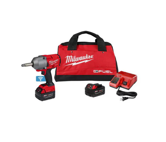 Milwaukee's 2769-22R Extended Shaft 1/2 in. Fuel M18 One-Key High Torque Impact Kit With 2 Batteries & Charger