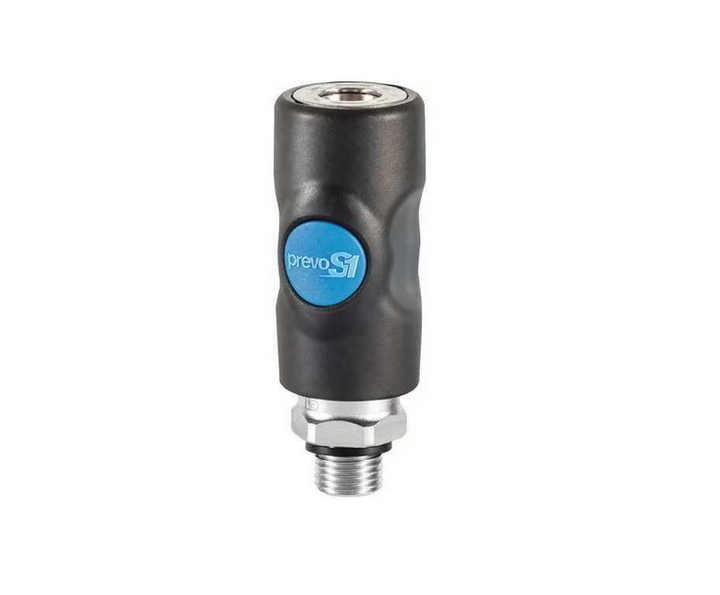 Prevost ISI 061251 Male Threaded M Style Safety Coupler 1/4 in. NPT vampa.net