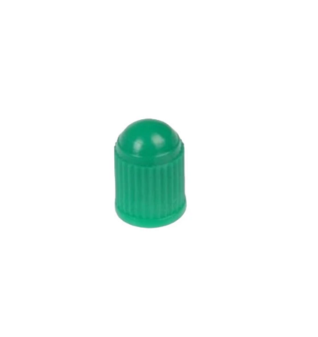 VC8-G Plastic Nitrogen Green Valve Caps 100/bag