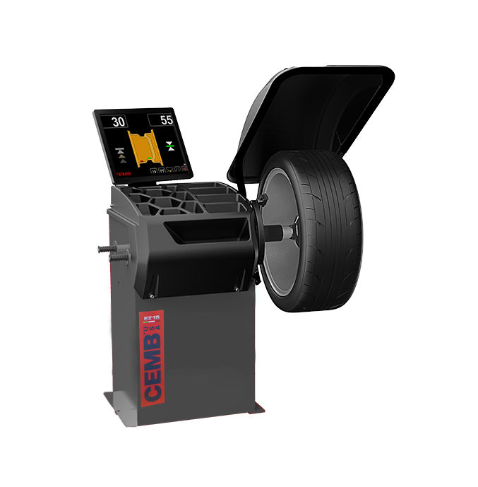 Cemb Cemb USA EZ15 Space Saving Touchscreen 3D Balancer 30 in. Capacity Wit ...