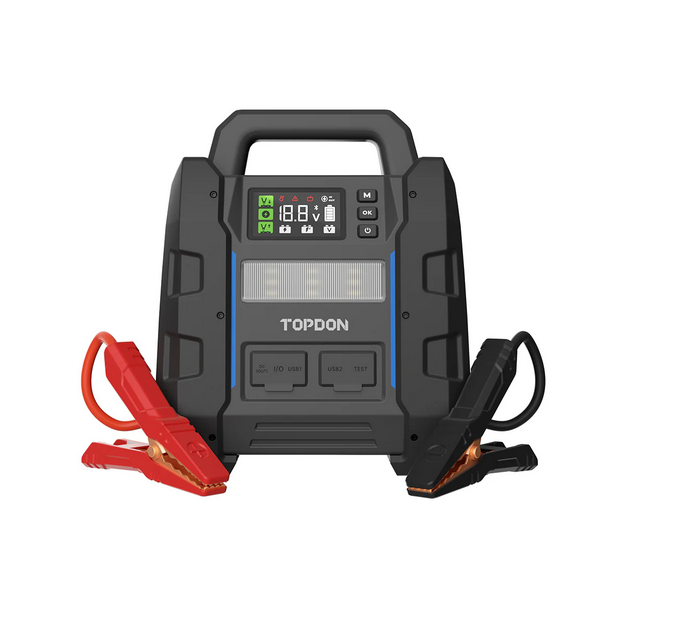 Topdon V4500 PLUS - 2-in-1 4500 Peak Amp Jump Starter & Battery/System Tester vampa.net