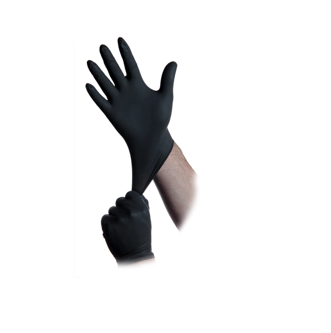 Atlantic Safety Products Orange Lighting Nitrile Gloves Large