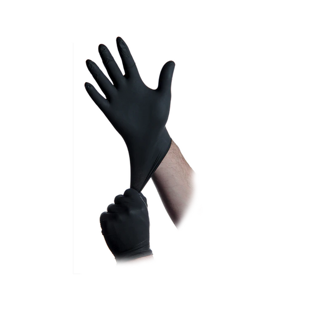 Atlantic Safety Products Orange Lighting Nitrile Gloves Medium