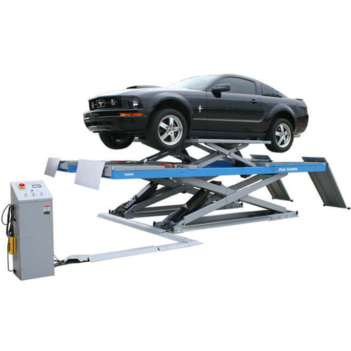 Atlas 12AWFSL 12,000 lb. Capacity Alignment Scissor Lift w/ Wheels-Free System vampa.net