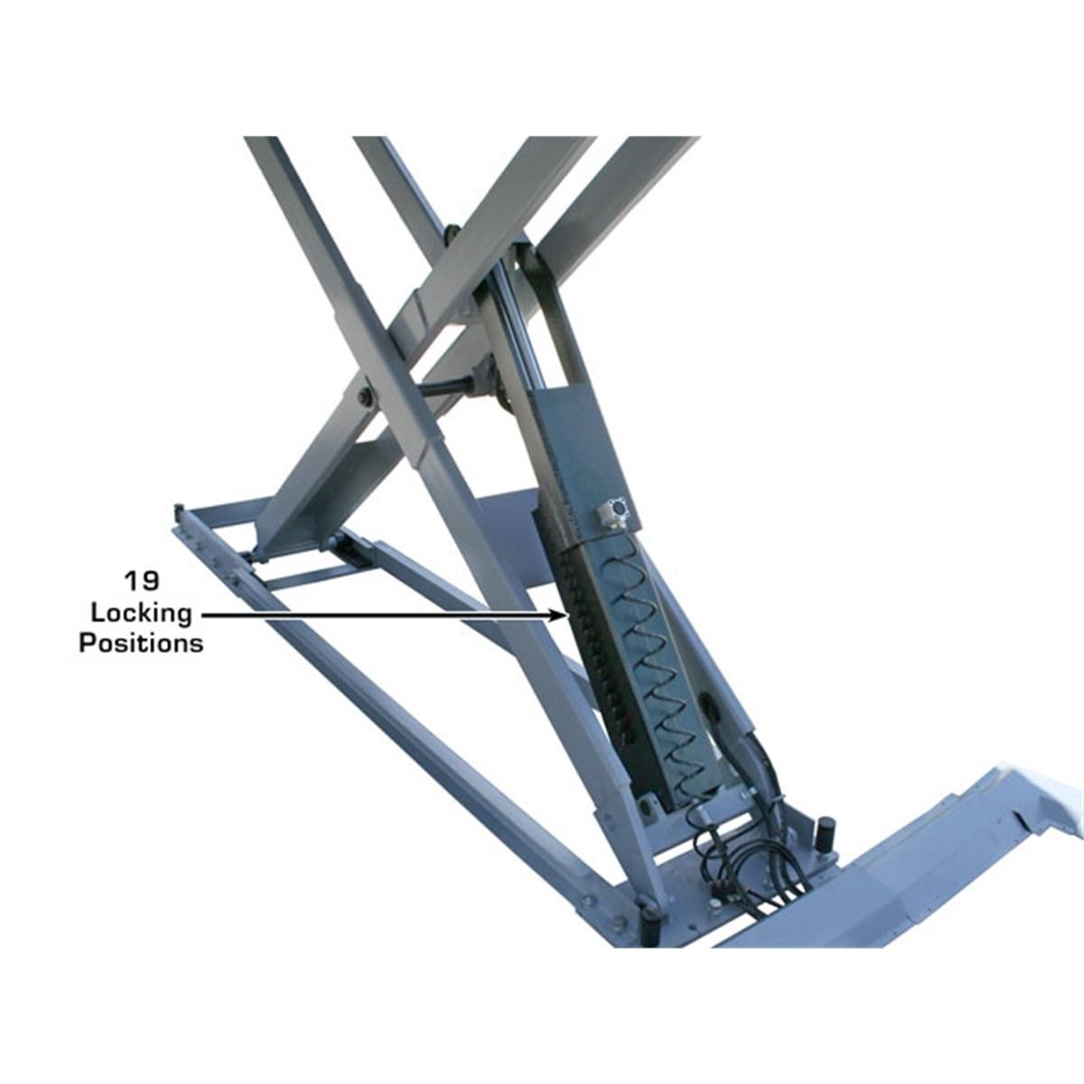 Atlas 12AWFSL 12,000 lb. Capacity Alignment Scissor Lift w/ Wheels-Free System