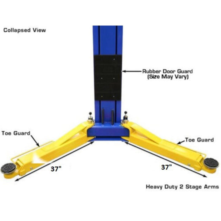 Atlas OHX10000X Commercial Grade Extra Tall 10,000 lb. Capacity 2-Post Lift vampa.net
