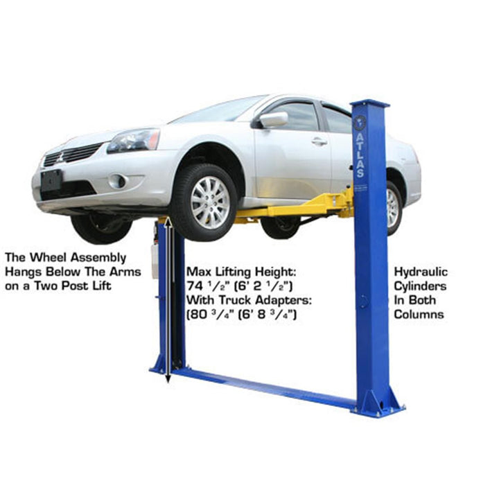 Atlas 9KBPX Baseplate 9,000 lb. Capacity 2-Post Lift vampa.net