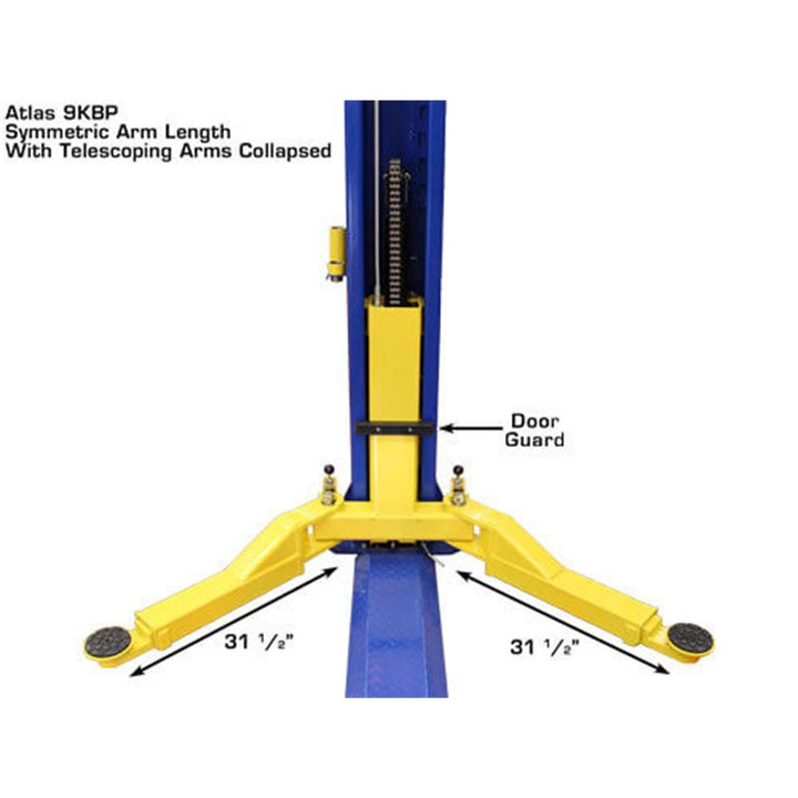 Atlas 9KBPX Baseplate 9,000 lb. Capacity 2-Post Lift vampa.net
