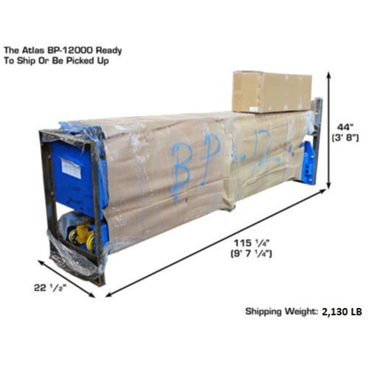 Atlas BP12000X Commercial Grade Baseplate 12,000 lb. Capacity 2-Post Lift vampa.net