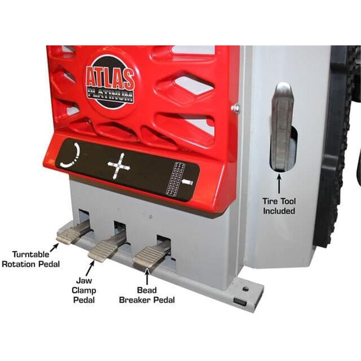 Atlas ATEAP-PTC300-FPD Platinum PTC300 Rim-Clamp Tire Changer with Assist Arm vampa.net