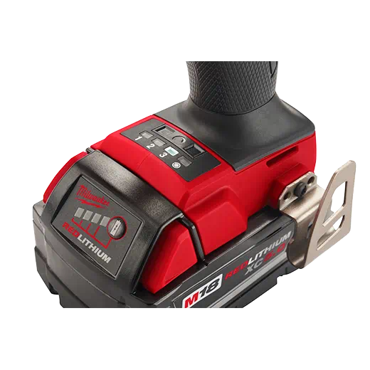Milwaukee's 2855-22 Short Stubby 1/2 in. Fuel M18 One-Key High Torque Impact Kit With 2 Batteries & Charger