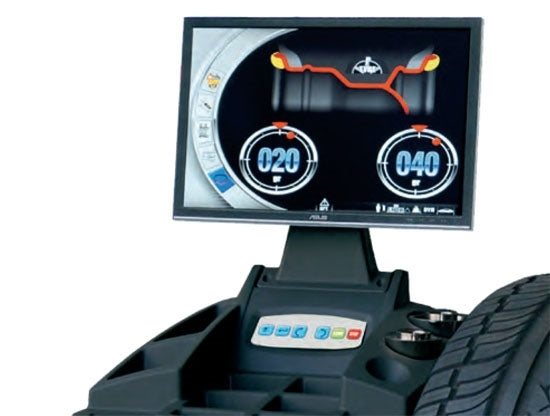 Corghi EM9280 Auto Cycle LCD Monitor Wheel Balancer 28 in. Capacity