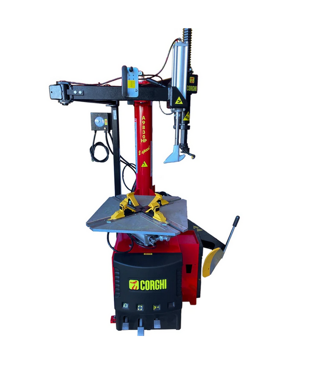Corghi A9830HP-BPT Swing Arm Tire Changer 26 in. Outside Clamping w/ BPT