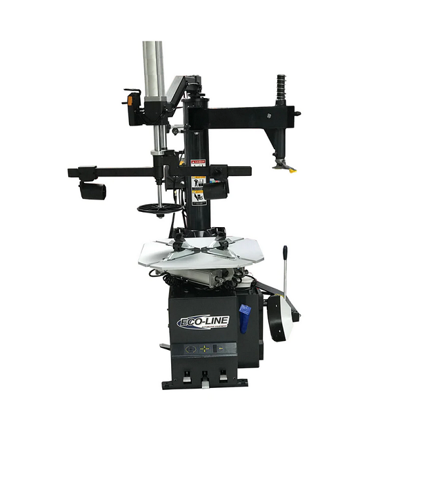 Eco-Line TC3024HA Swing Arm Tire Changer With Double Roller Helper Arm 24 in. Outside Clamping