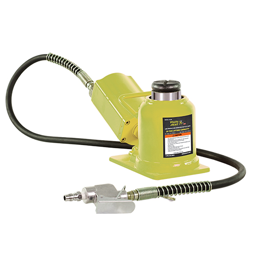 Esco Yellow Jackit 10399 "Low Profile" Air Hydraulic Bottle Jack 20 Ton