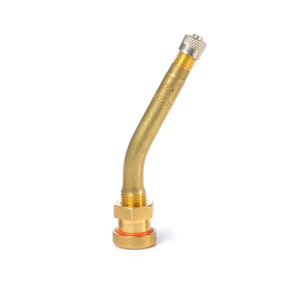 V3-20-7 Brass Metric Truck Valve 1.00 + 2.00 in. 27 Deg. Angle (9.7 mm Valve Hole)