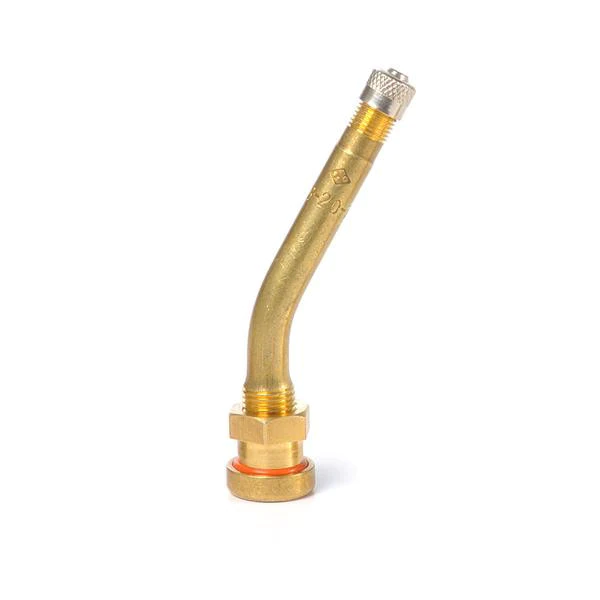 V3-20-7 Brass Metric Truck Valve 1.00 + 2.00 in. 27 Deg. Angle (9.7 mm Valve Hole) vampa.net